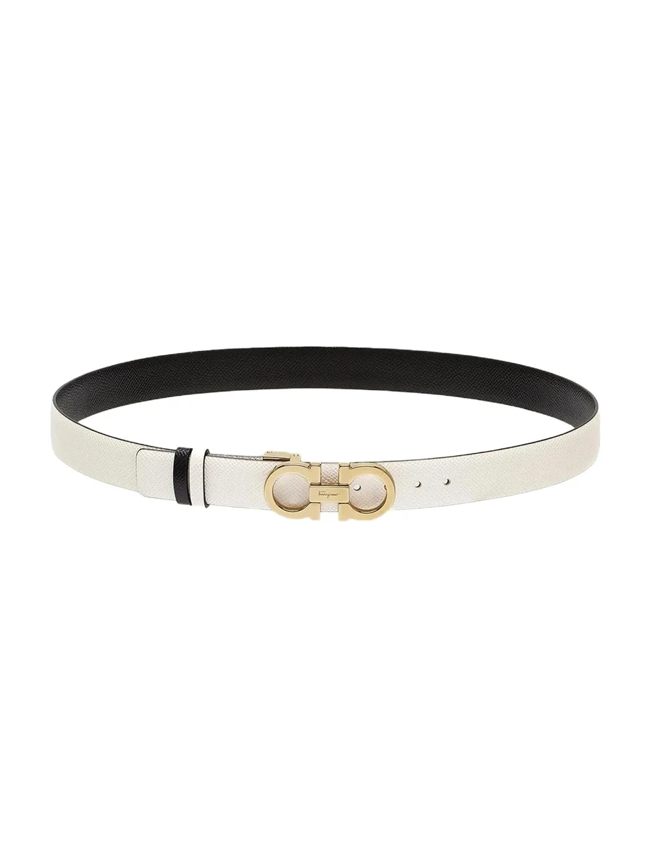 Ferragamo Reversible Leather Gancini Belt