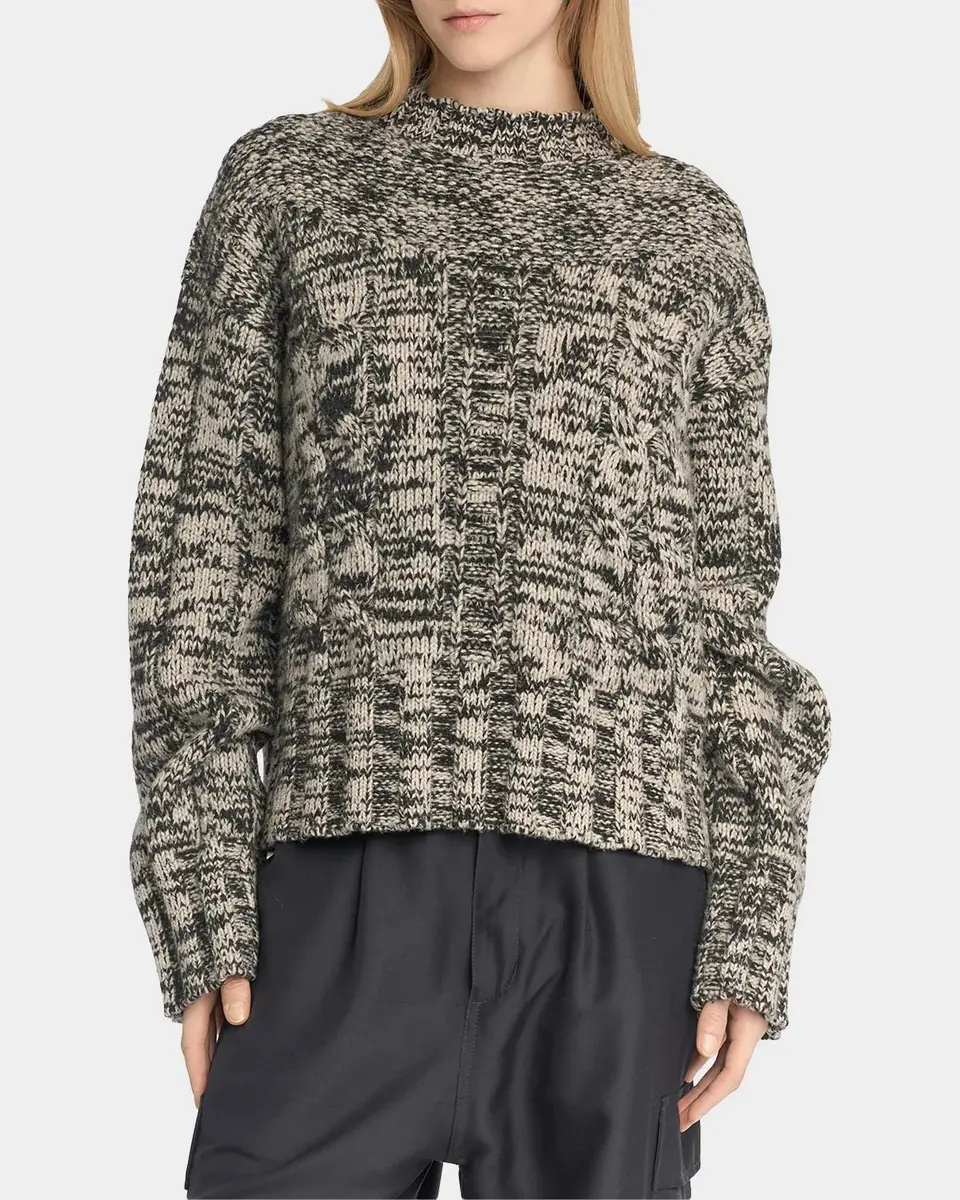 Malo Marled Wool-Silk Sweater | Thumbnail 4