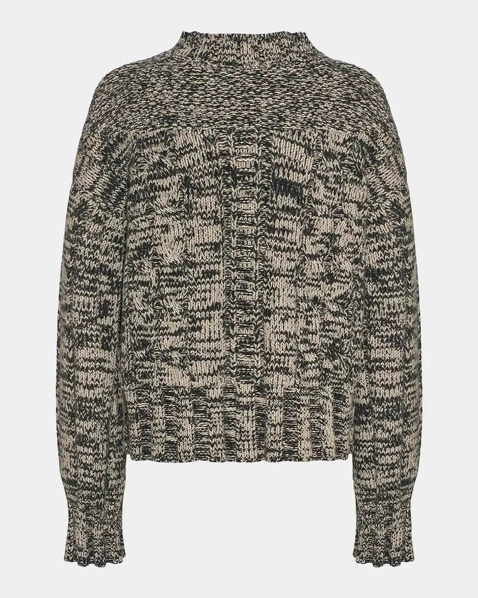 Malo Marled Wool-Silk Sweater | Thumbnail 8