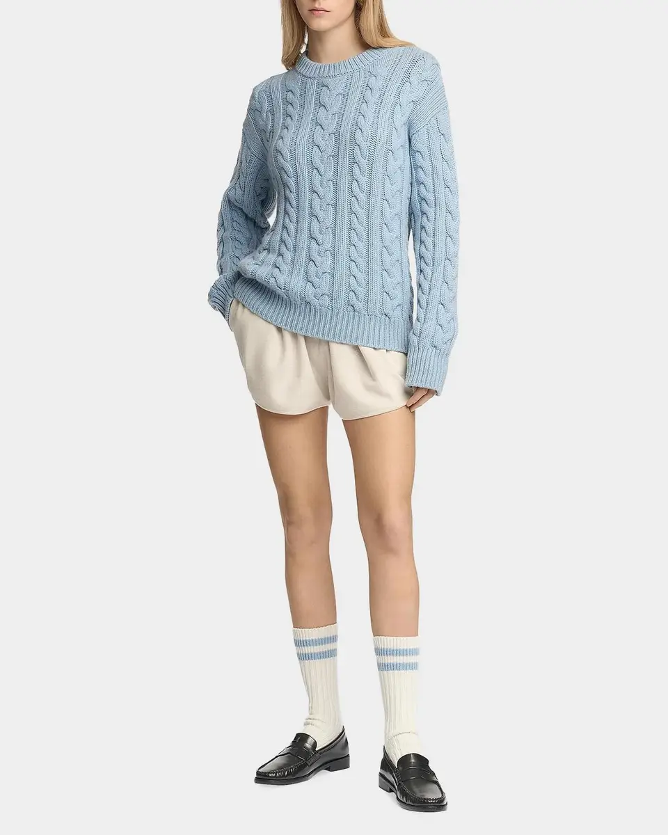 Malo Cable-Knit Cashmere Crewneck Sweater | Thumbnail 2 Malo Cable-Knit Cashmere Crewneck Sweater | Thumbnail 2