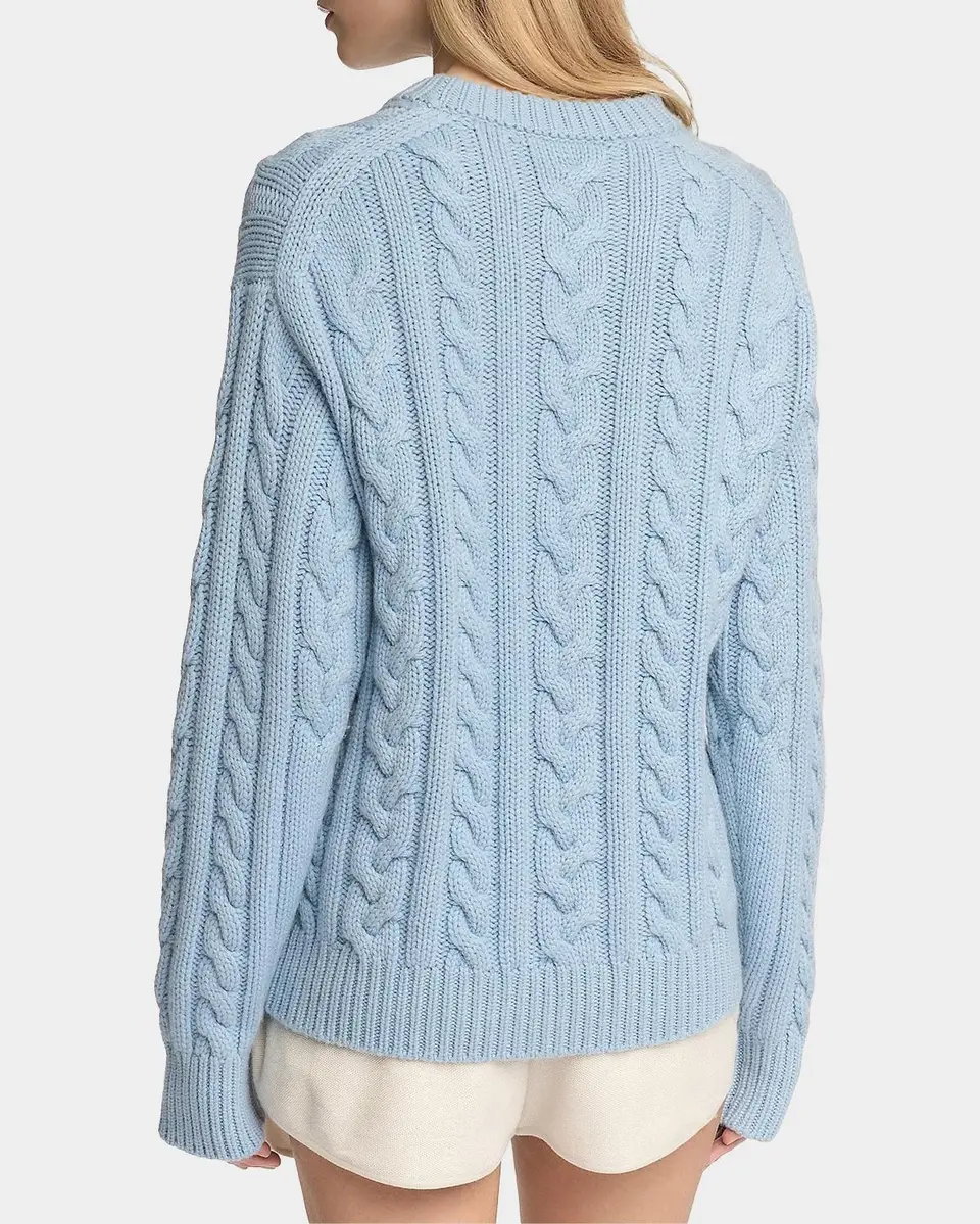 Malo Cable-Knit Cashmere Crewneck Sweater | Thumbnail 3 Malo Cable-Knit Cashmere Crewneck Sweater | Thumbnail 3