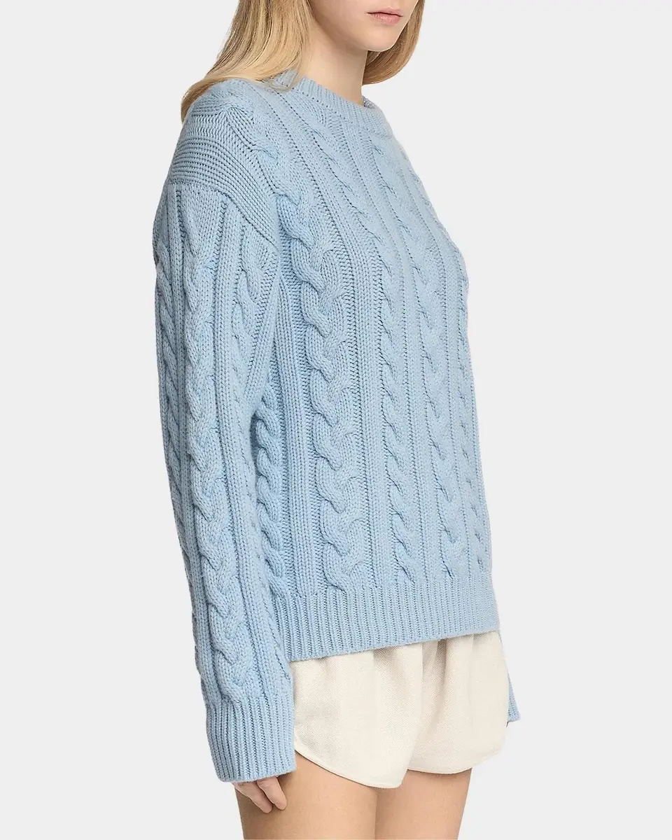 Malo Cable-Knit Cashmere Crewneck Sweater | Thumbnail 7 Malo Cable-Knit Cashmere Crewneck Sweater | Thumbnail 7