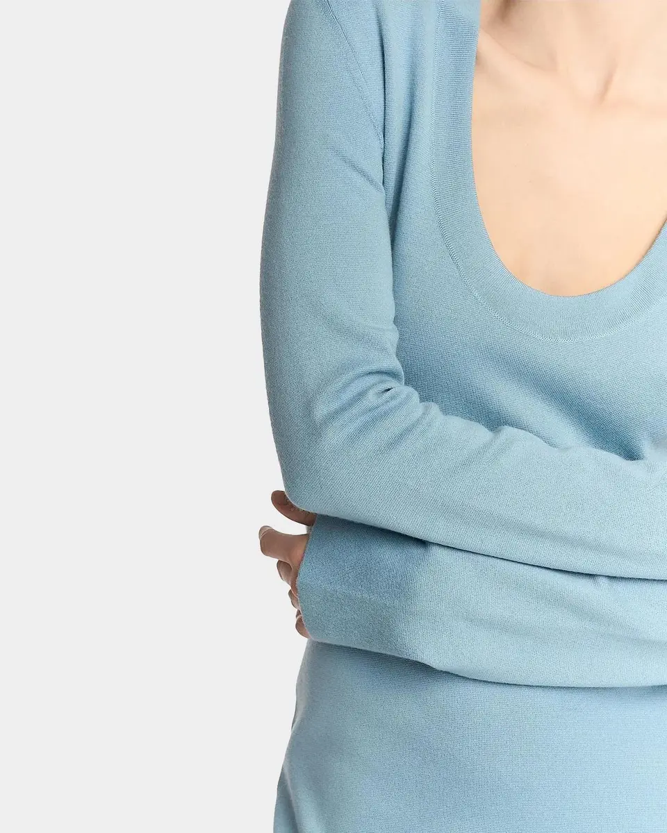 Malo Cashmere Sheer Panel Sweaterdress | Thumbnail 5 Malo Cashmere Sheer Panel Sweaterdress | Thumbnail 5