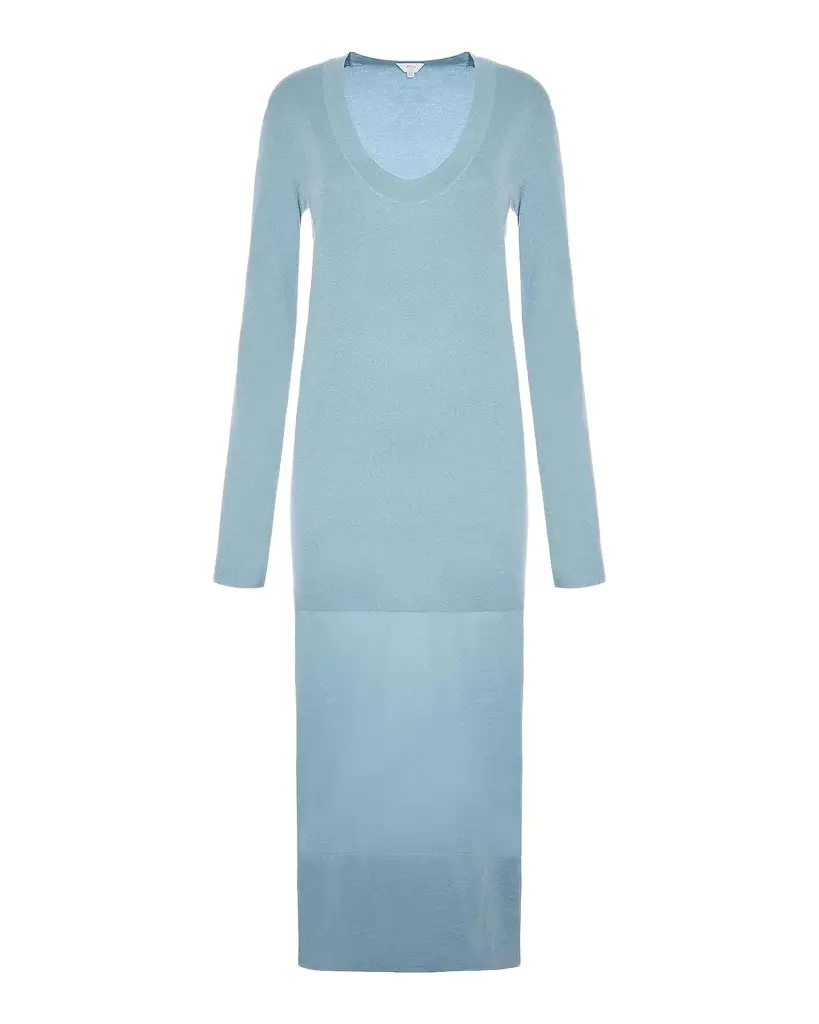 Malo Cashmere Sheer Panel Sweaterdress | Image 1 Malo Cashmere Sheer Panel Sweaterdress | Image 1