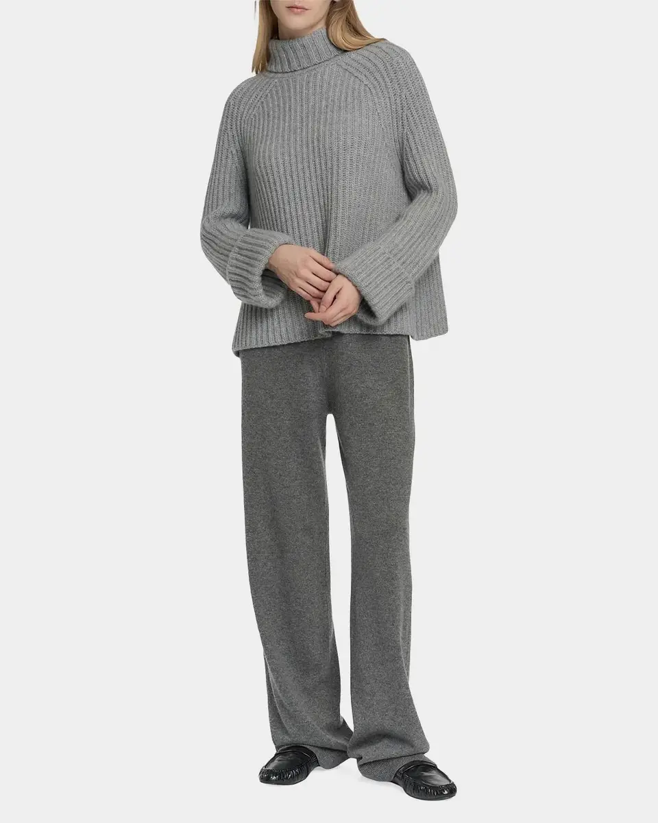 Malo Rib-Knit Cashmere Raglan Turtleneck Sweater | Thumbnail 2 Malo Rib-Knit Cashmere Raglan Turtleneck Sweater | Thumbnail 2