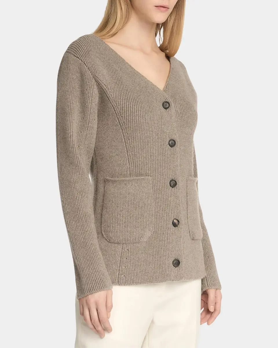 Malo Rib-Knit Cashmere Pocket Cardigan | Thumbnail 6 Malo Rib-Knit Cashmere Pocket Cardigan | Thumbnail 6