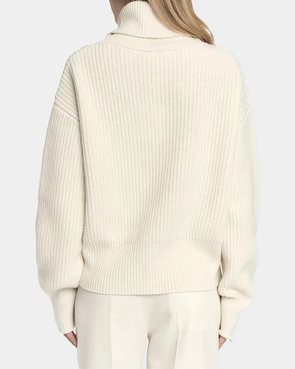 Malo Rib-Knit Cashmere Turtleneck Sweater | Thumbnail 3