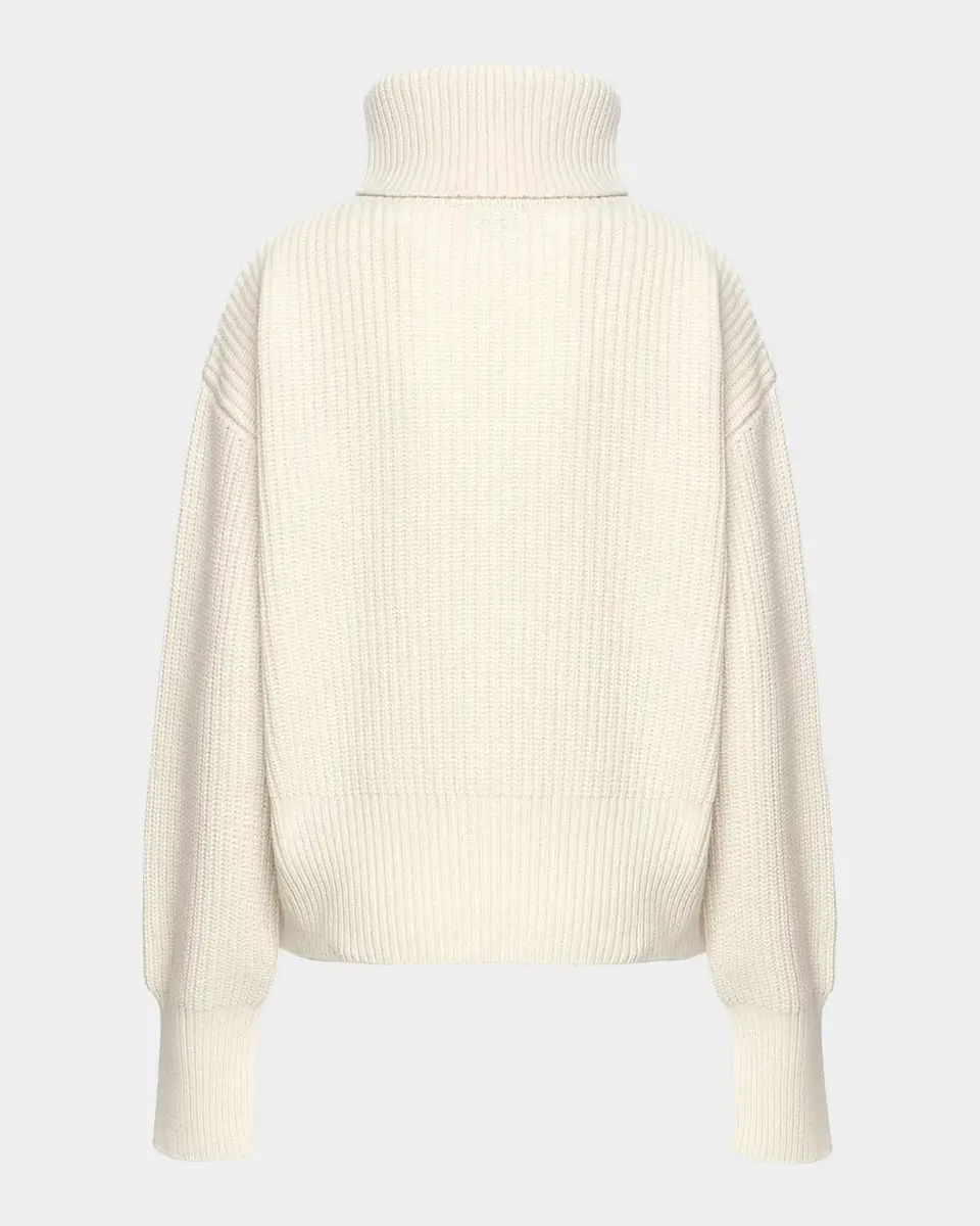 Malo Rib-Knit Cashmere Turtleneck Sweater | Thumbnail 7