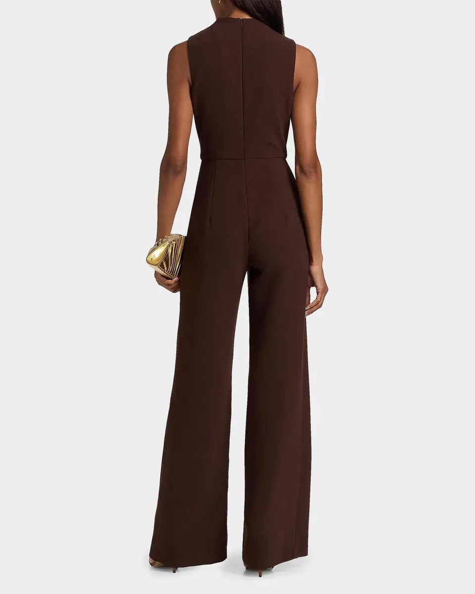 BLACK HALO Corrine High-Neck Sleeveless Jumpsuit | Thumbnail 3 BLACK HALO Corrine High-Neck Sleeveless Jumpsuit | Thumbnail 3