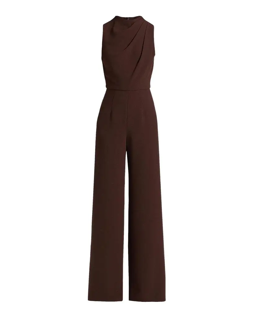 BLACK HALO Corrine High-Neck Sleeveless Jumpsuit | Image 1 BLACK HALO Corrine High-Neck Sleeveless Jumpsuit | Image 1