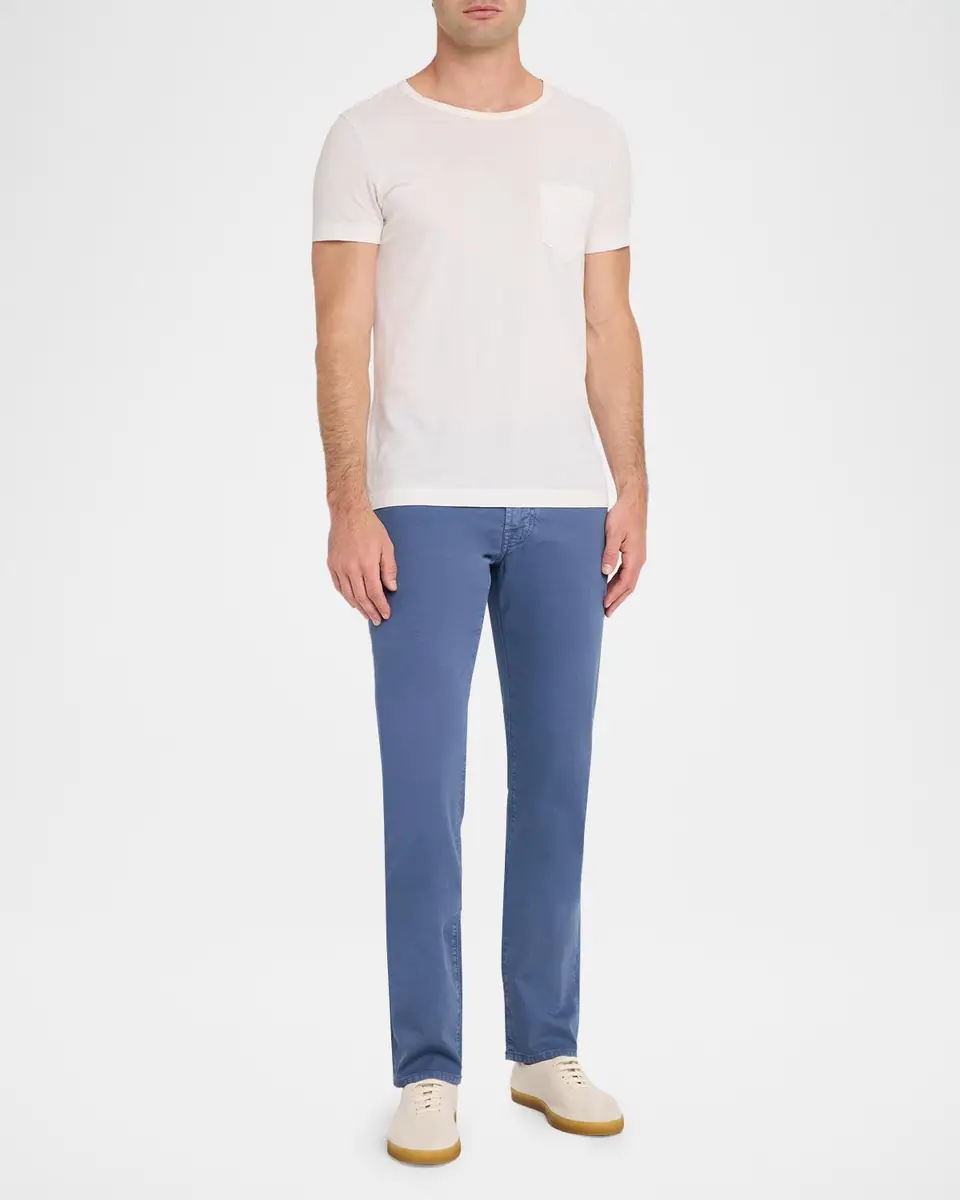Jacob Cohen Men's Stretch Slim Fit Five-Pocket Pants | Thumbnail 2
