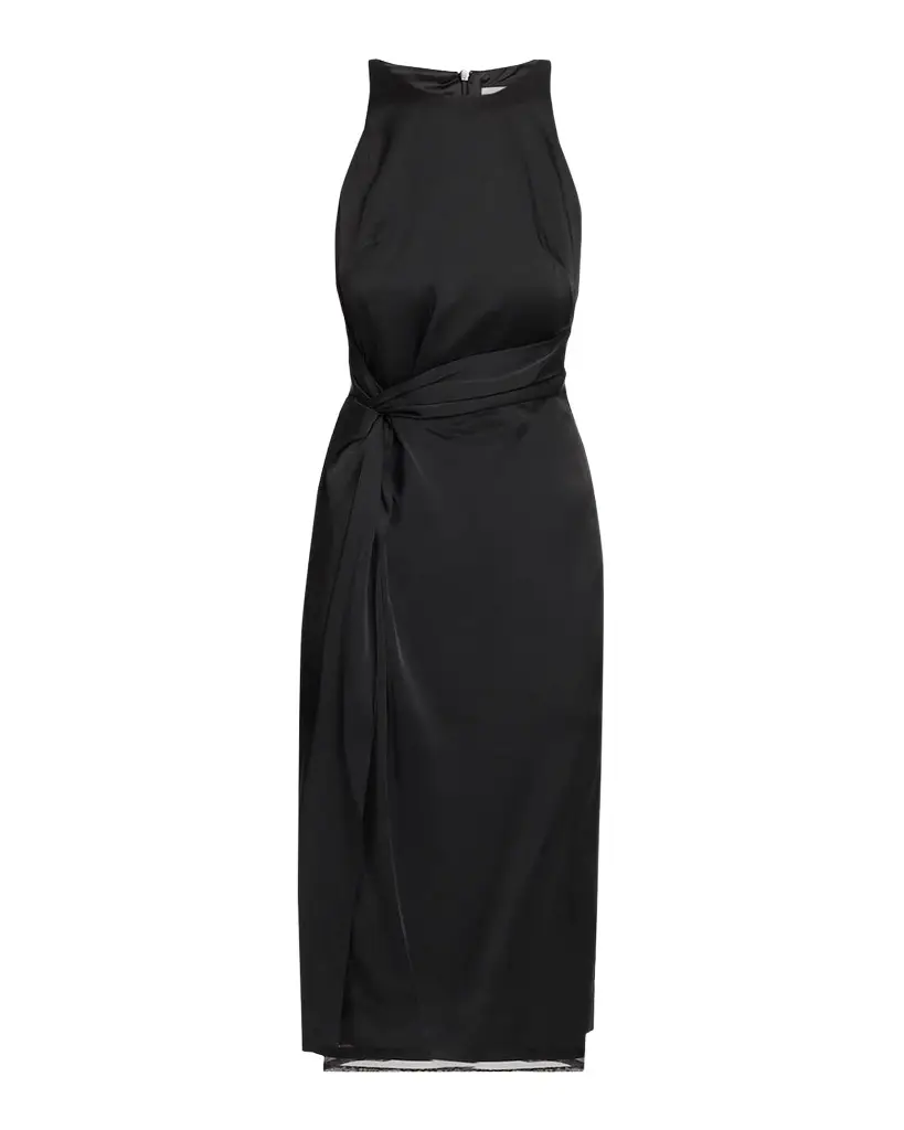 RÓHE Sleeveless Sarong Halter Midi Dress | Image 1 RÓHE Sleeveless Sarong Halter Midi Dress | Image 1