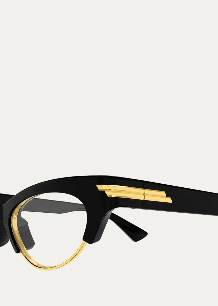 Bottega Veneta Bold Ribbon 52MM Cat-Eye Sunglasses | Thumbnail 3
