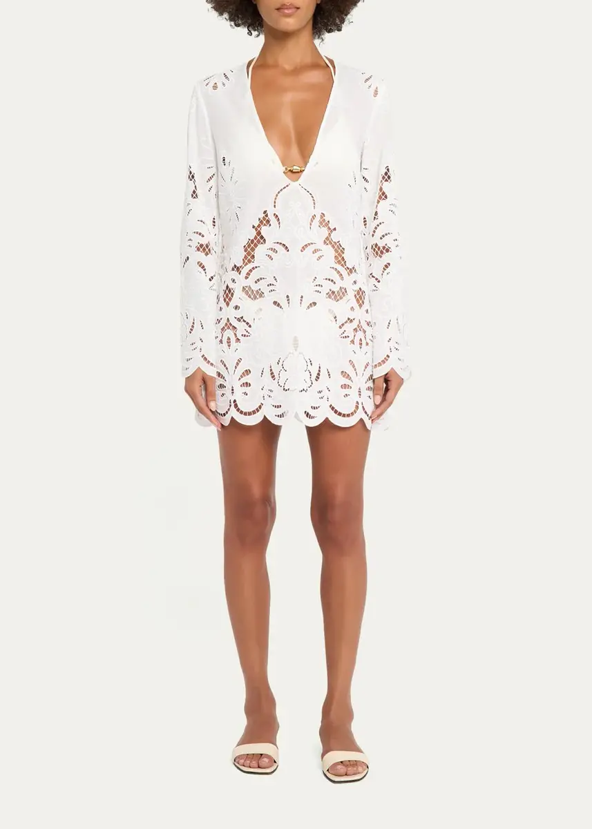 Shani Shemer Kelly Embroidered Kaftan Coverup | Thumbnail 2 Shani Shemer Kelly Embroidered Kaftan Coverup | Thumbnail 2