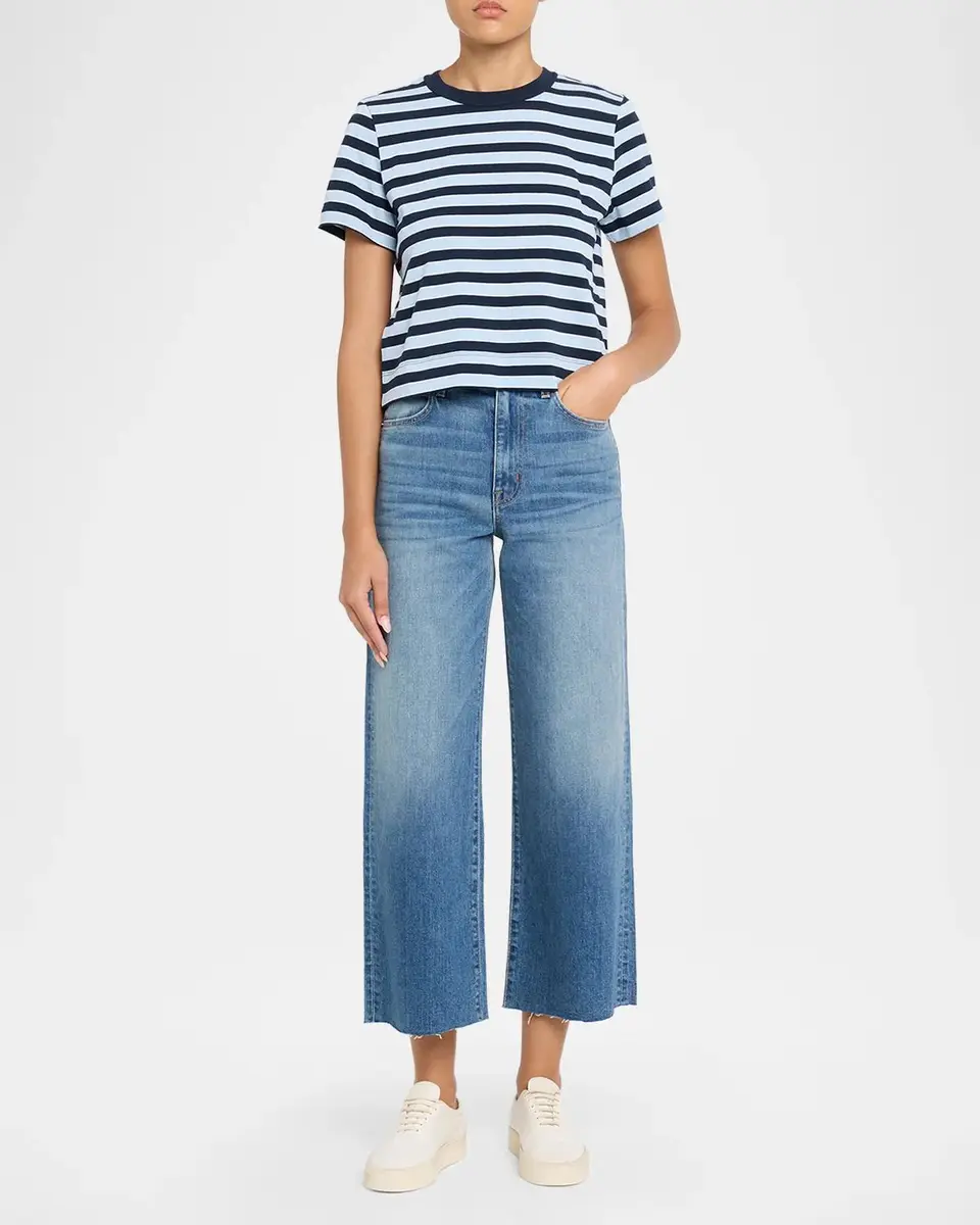 Frame The Boxy Striped Tee | Thumbnail 2 Frame The Boxy Striped Tee | Thumbnail 2