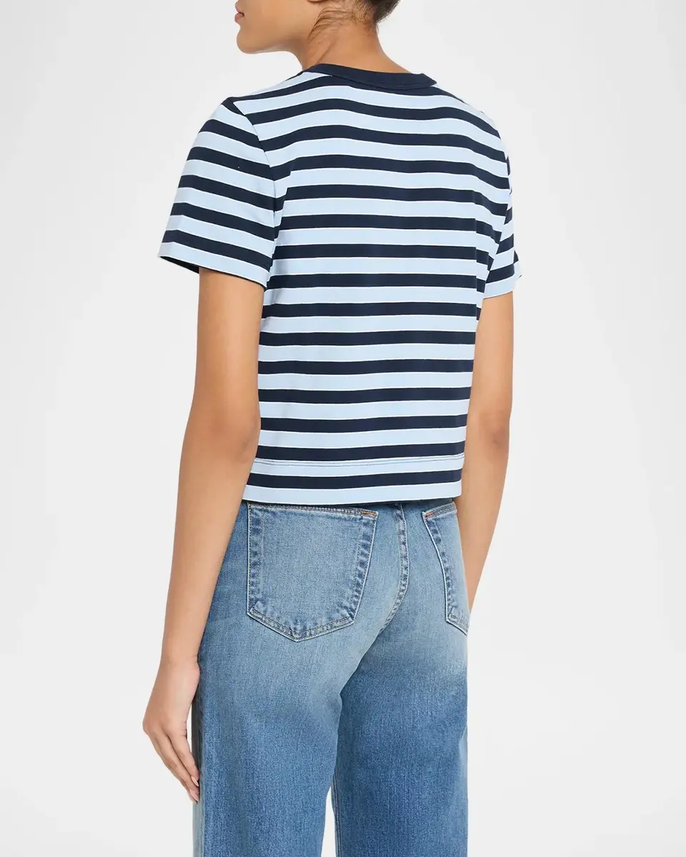 Frame The Boxy Striped Tee | Thumbnail 3 Frame The Boxy Striped Tee | Thumbnail 3