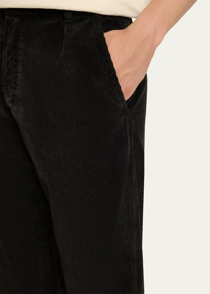 The Row Men's Paulo Mid-Rise Wide-Leg Corduroy Pants | Thumbnail 6 The Row Men's Paulo Mid-Rise Wide-Leg Corduroy Pants | Thumbnail 6