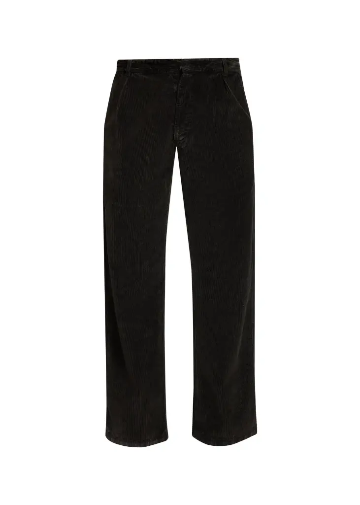 The Row Men's Paulo Mid-Rise Wide-Leg Corduroy Pants | Image 1 The Row Men's Paulo Mid-Rise Wide-Leg Corduroy Pants | Image 1
