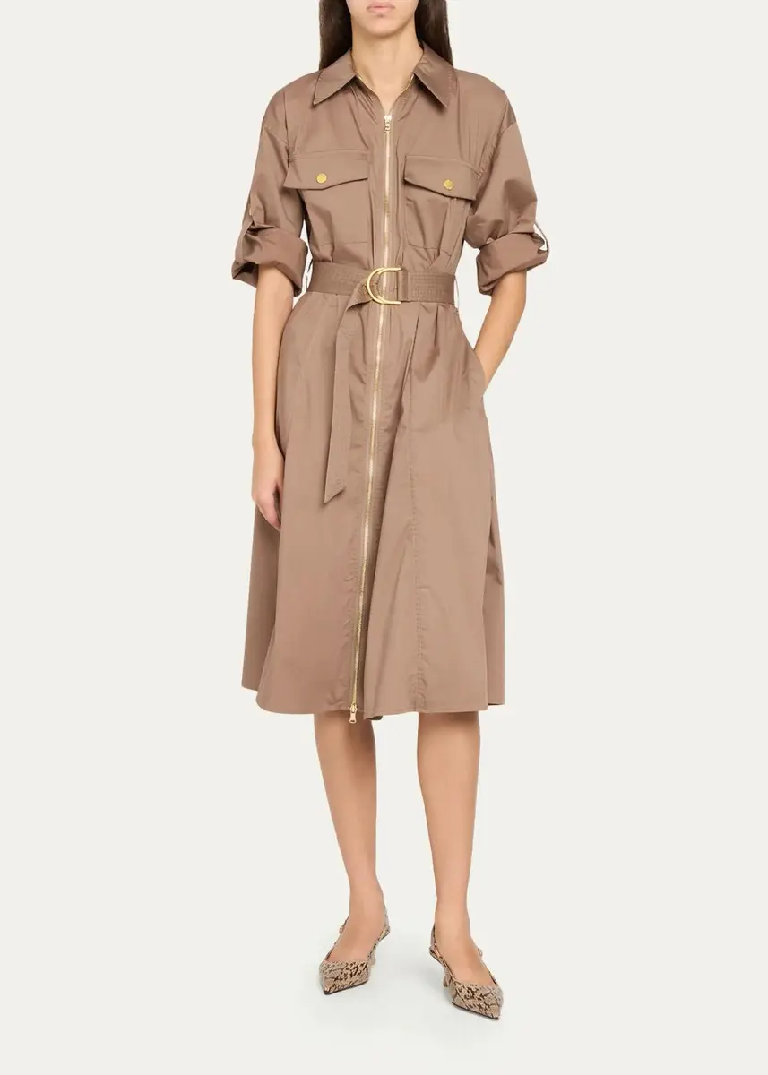 L'Agence Callen Belted Midi Shirtdress | Thumbnail 2