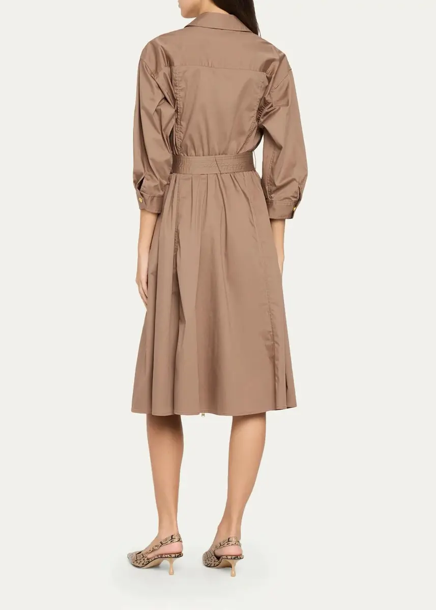 L'Agence Callen Belted Midi Shirtdress | Thumbnail 3