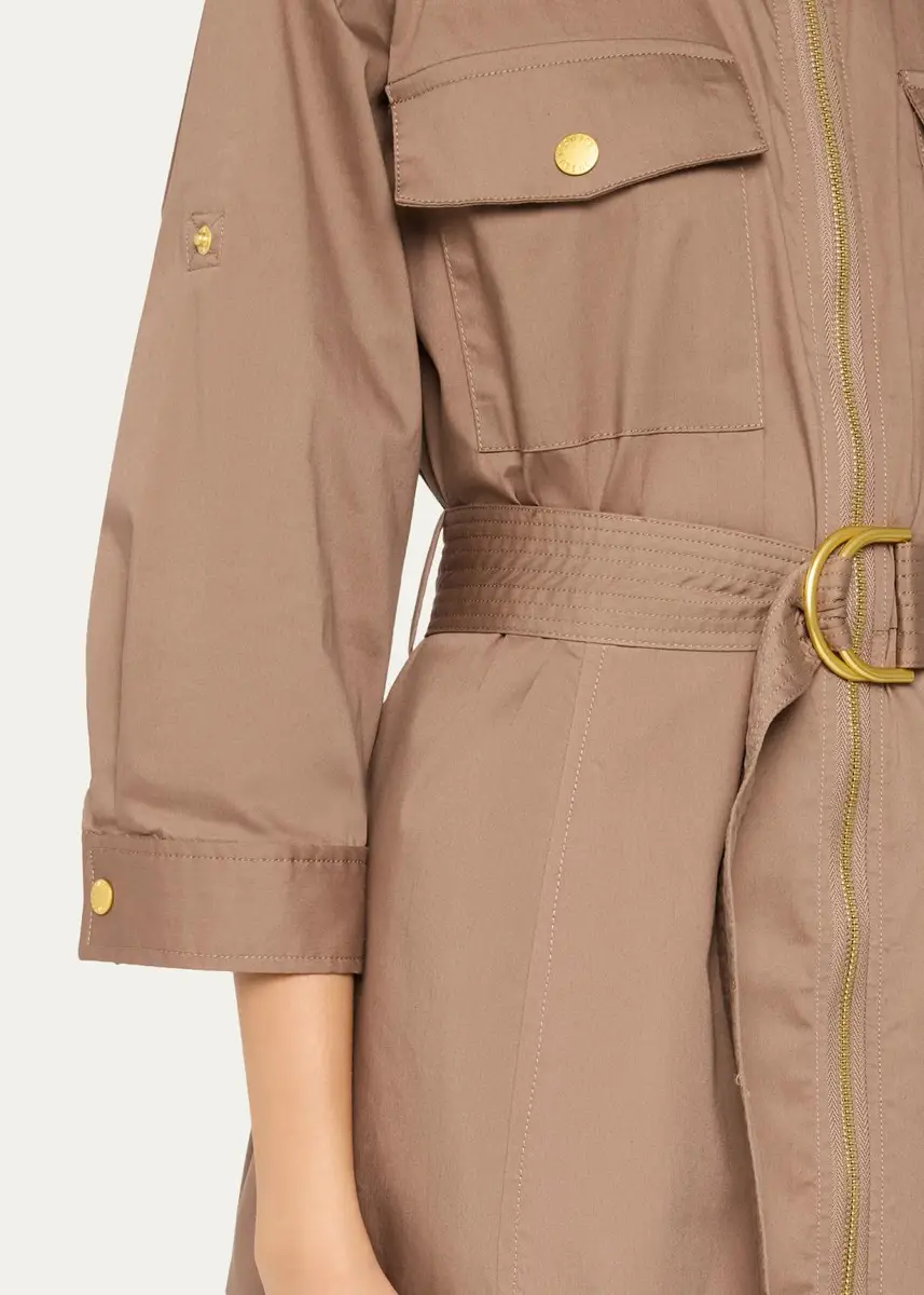 L'Agence Callen Belted Midi Shirtdress | Thumbnail 5