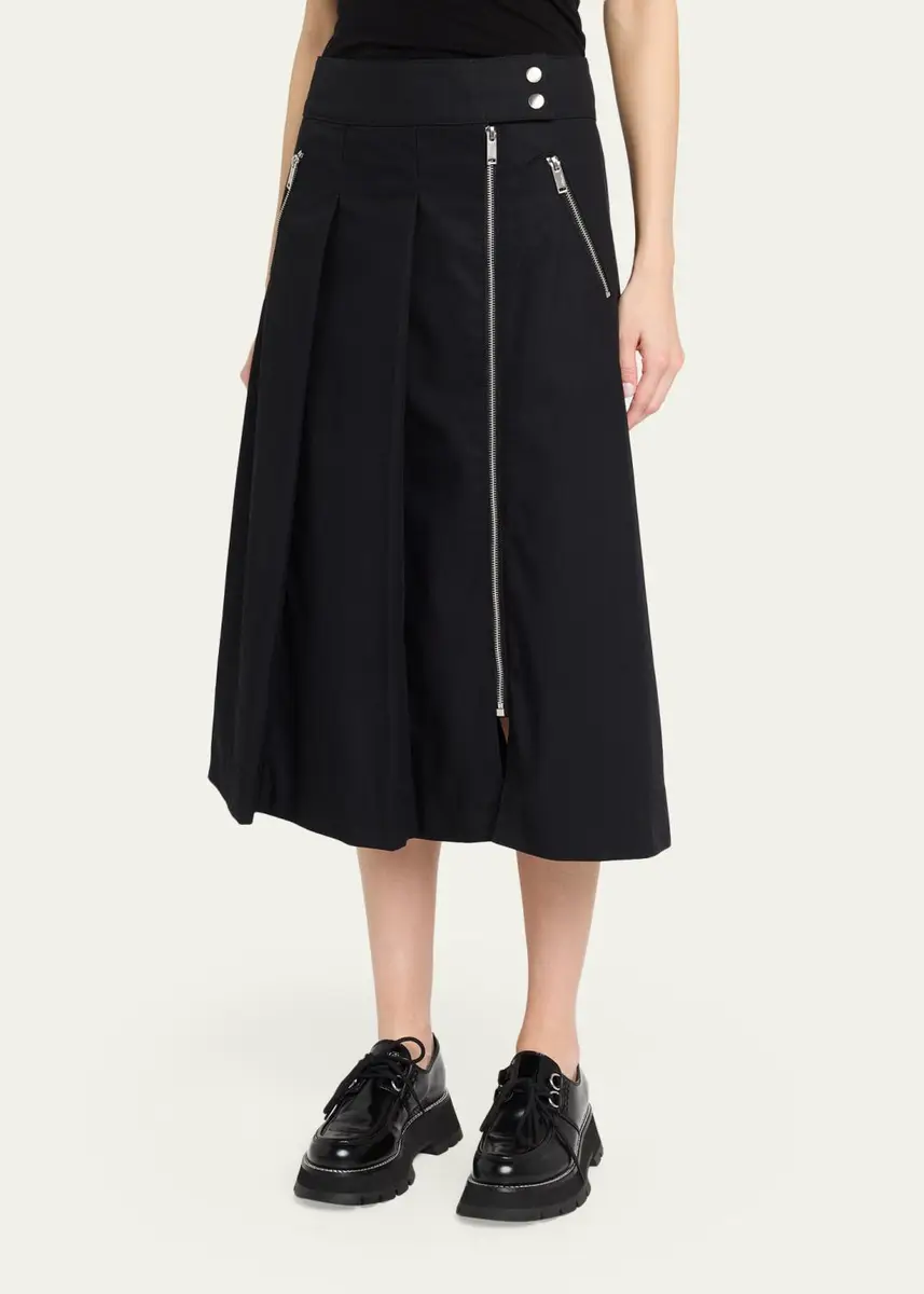 3.1 Phillip Lim Pleated Utility Midi Skirt | Thumbnail 4 3.1 Phillip Lim Pleated Utility Midi Skirt | Thumbnail 4
