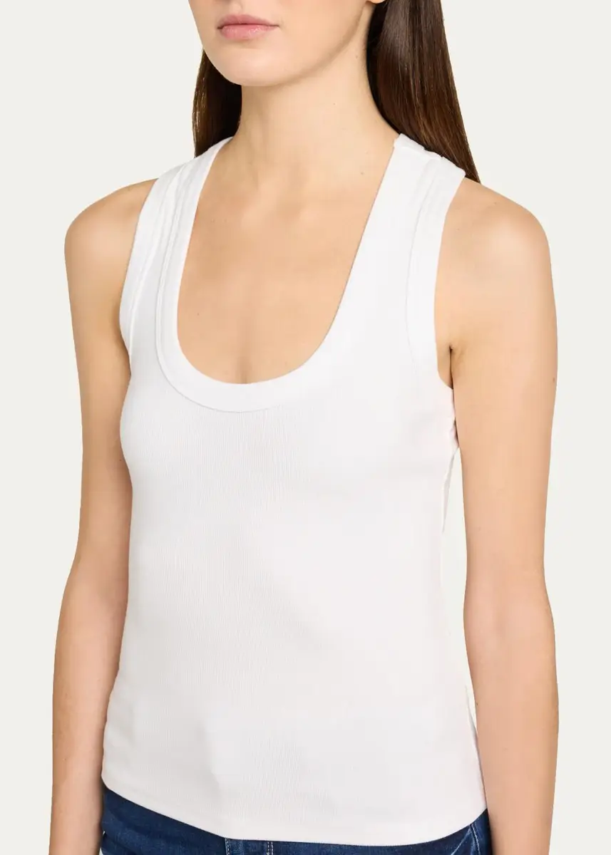 L'Agence Shania Racerback Tank Top | Thumbnail 5 L'Agence Shania Racerback Tank Top | Thumbnail 5