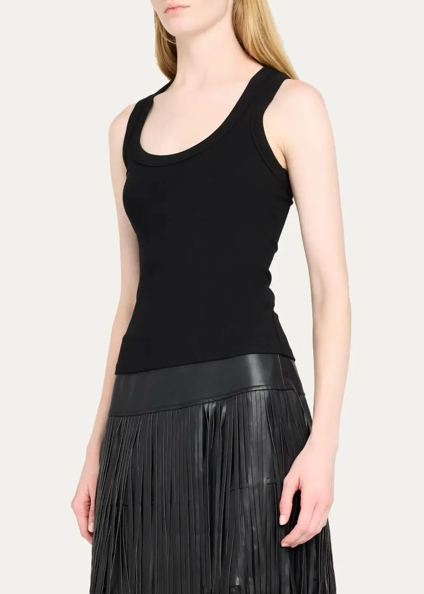 L'Agence Shania Racerback Tank Top | Thumbnail 10 L'Agence Shania Racerback Tank Top | Thumbnail 10