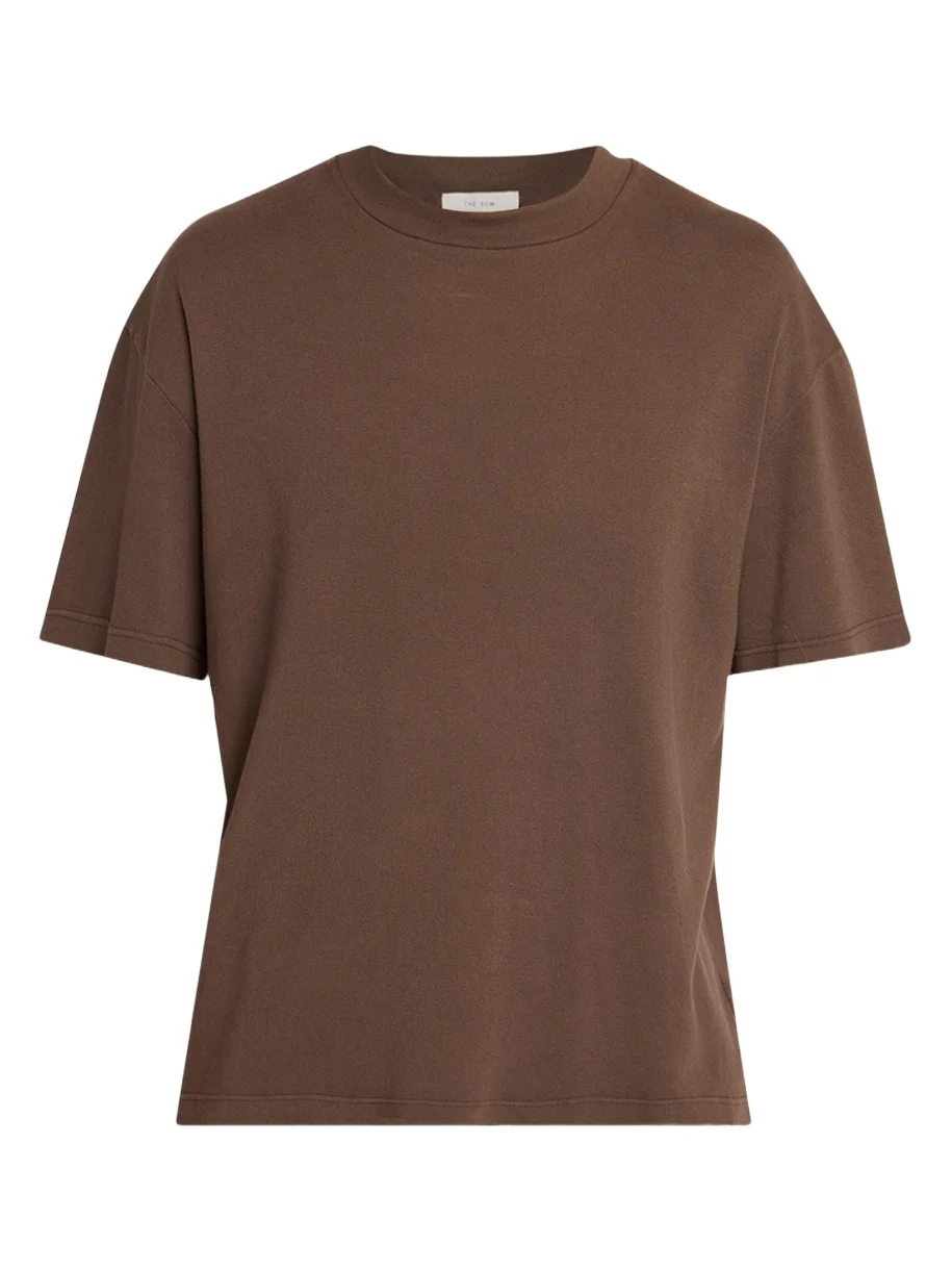 The Row Men's Madoc Slub Rib Jersey T Shirt