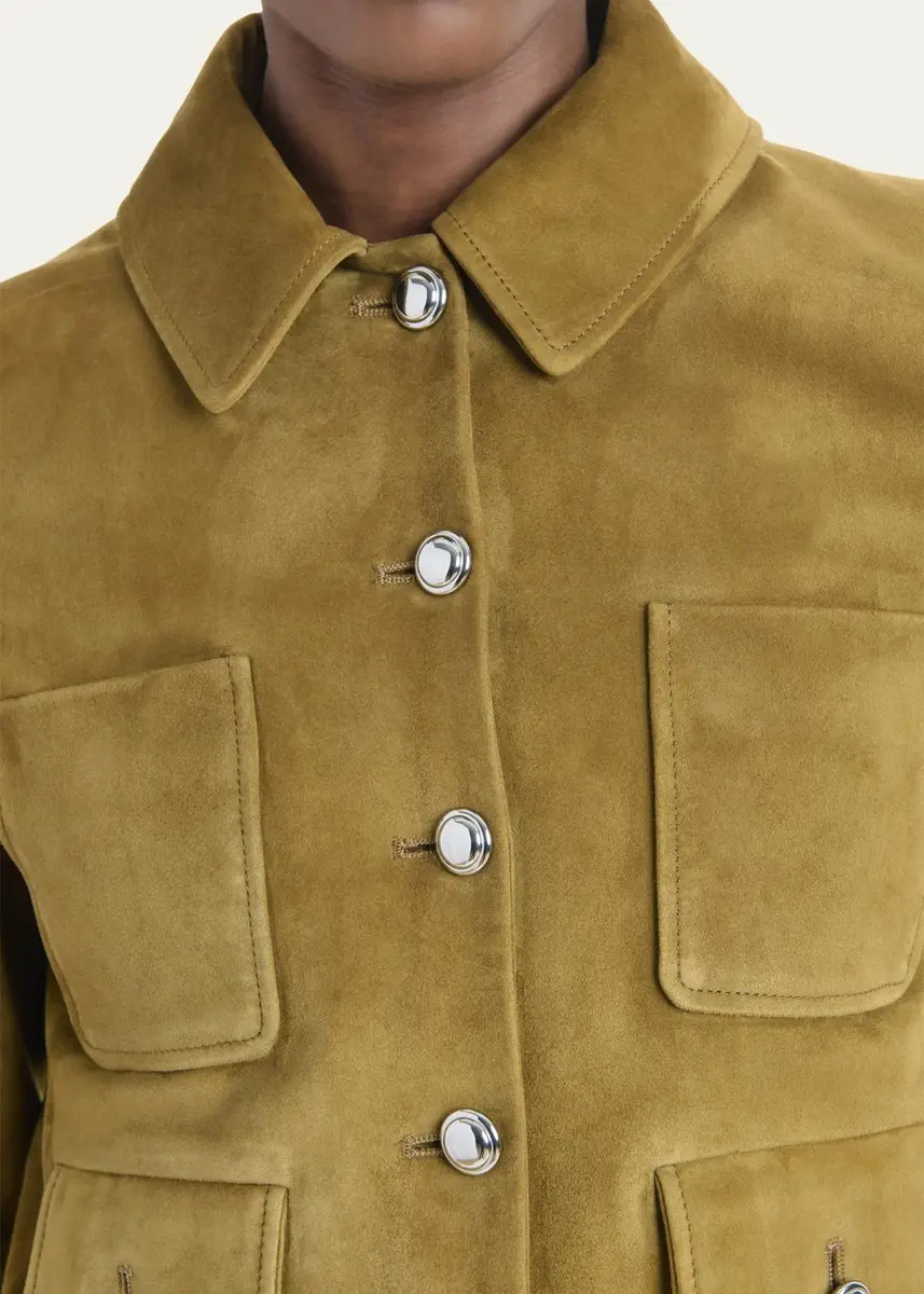 Altuzarra Astley Single-Breasted Suede Jacket | Thumbnail 5