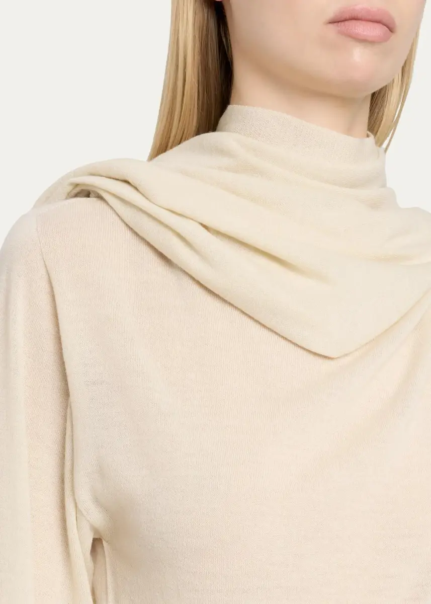 Rick Owens Wool Knit Scarf Top | Thumbnail 5 Rick Owens Wool Knit Scarf Top | Thumbnail 5