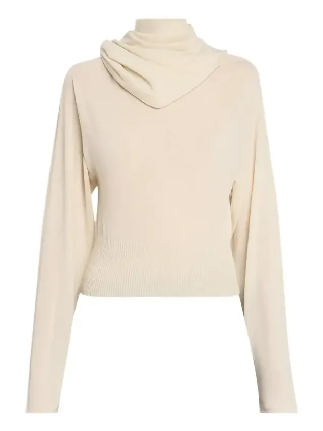 Wool Knit Scarf Top