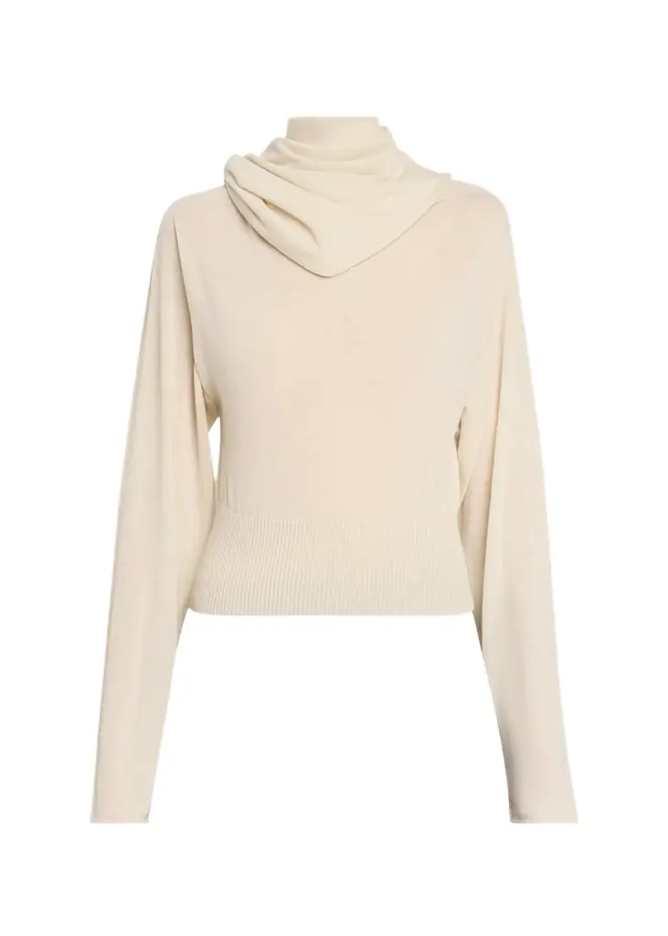 Rick Owens Wool Knit Scarf Top | Image 1 Rick Owens Wool Knit Scarf Top | Image 1