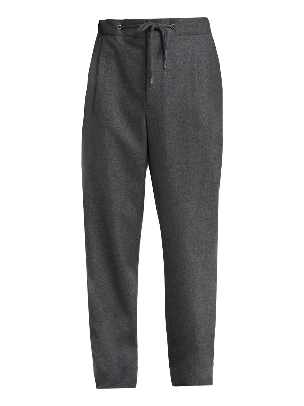 Men's Upton Cashmere-Stretch Pleated Drawstring Pants