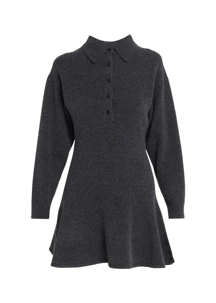 3.1 Phillip Lim Wool-Blend Polo Mini Dress | Image 1 3.1 Phillip Lim Wool-Blend Polo Mini Dress | Image 1