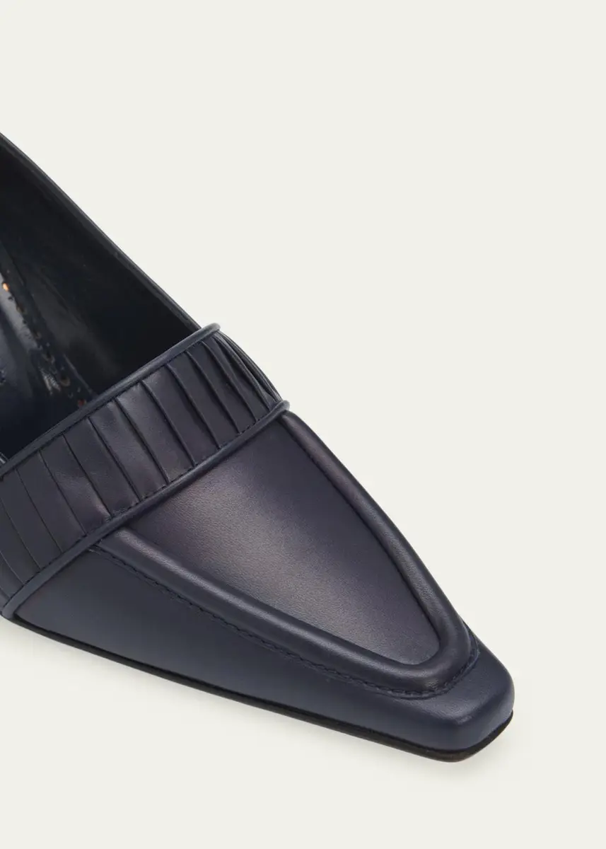 Manolo Blahnik 70mm Mindita Leather Pumps | Thumbnail 3 Manolo Blahnik 70mm Mindita Leather Pumps | Thumbnail 3