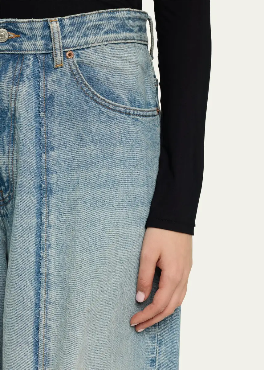 Maison Margiela Seamed Wide-Leg Jeans | Thumbnail 5 Maison Margiela Seamed Wide-Leg Jeans | Thumbnail 5