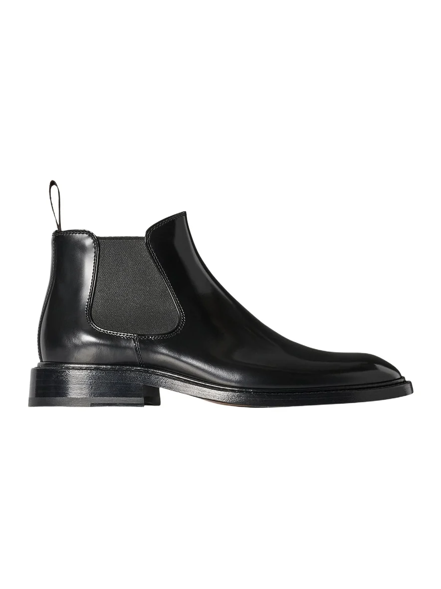 The Row Gable Leather Ankle Boots