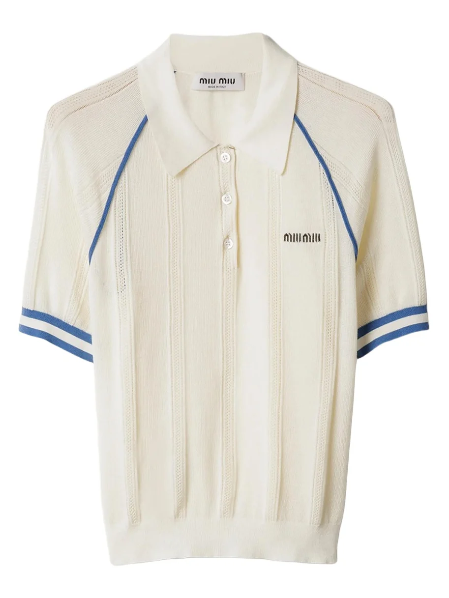 Contrast-Striped Cotton-Blend Polo Shirt Contrast-Striped Cotton-Blend Polo Shirt