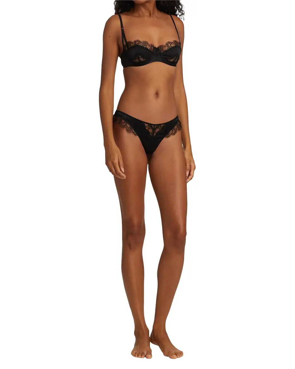 Kiki de Montparnasse Low-Rise Lace-Inset Stretch Silk Thong | Thumbnail 7 Kiki de Montparnasse Low-Rise Lace-Inset Stretch Silk Thong | Thumbnail 7