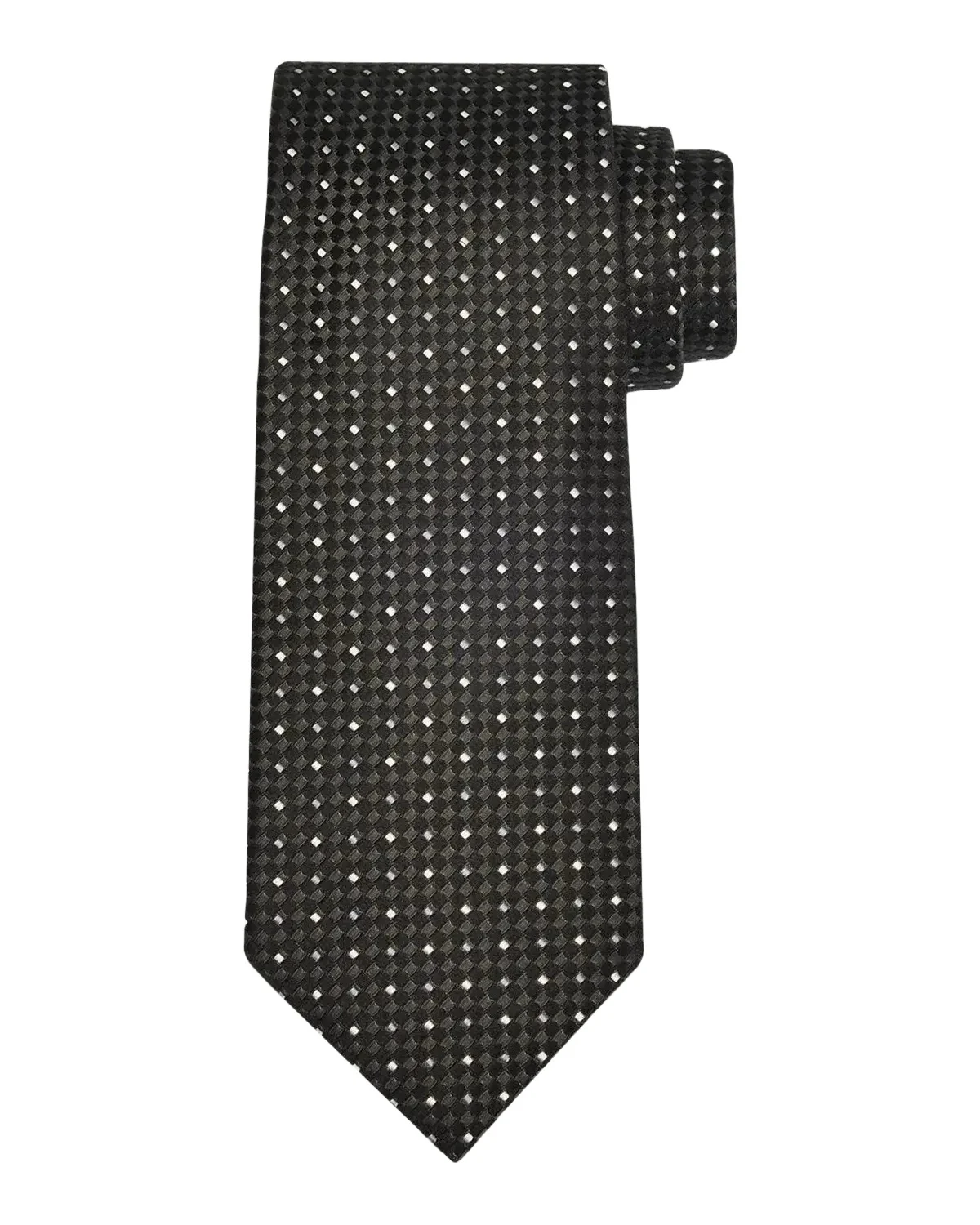 Men's Micro-Jacquard Silk Tie