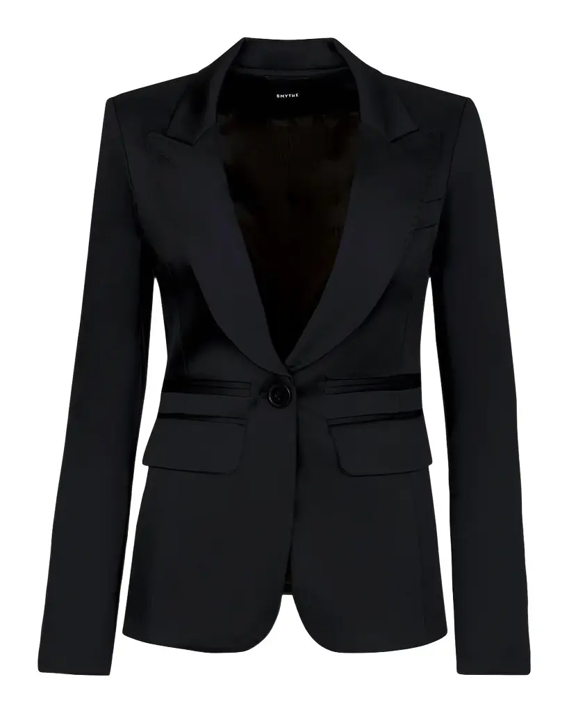 SMYTHE Tuxedo Peak-Lapel Stretch Blazer | Image 1 SMYTHE Tuxedo Peak-Lapel Stretch Blazer | Image 1