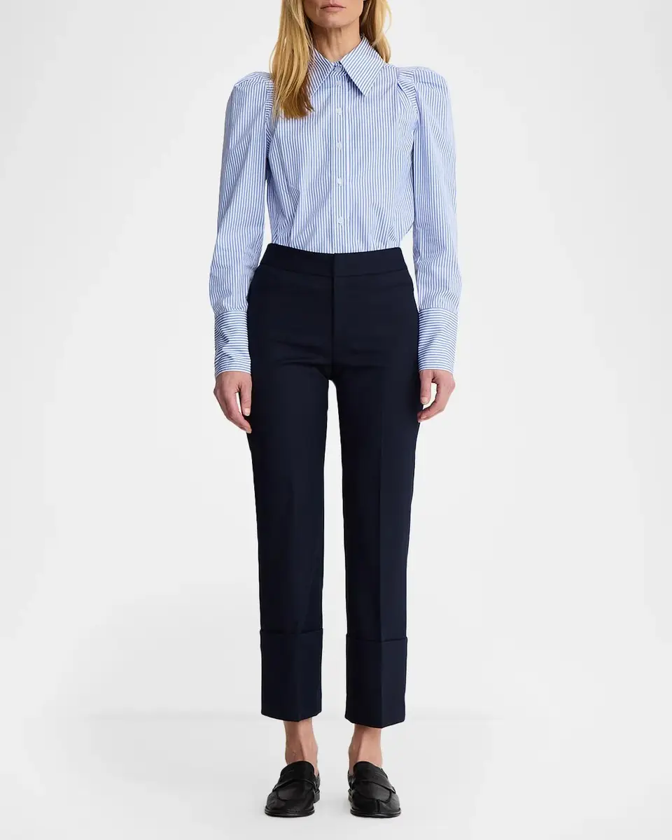 SMYTHE Berlin Cropped Straight-Leg Pants | Thumbnail 2