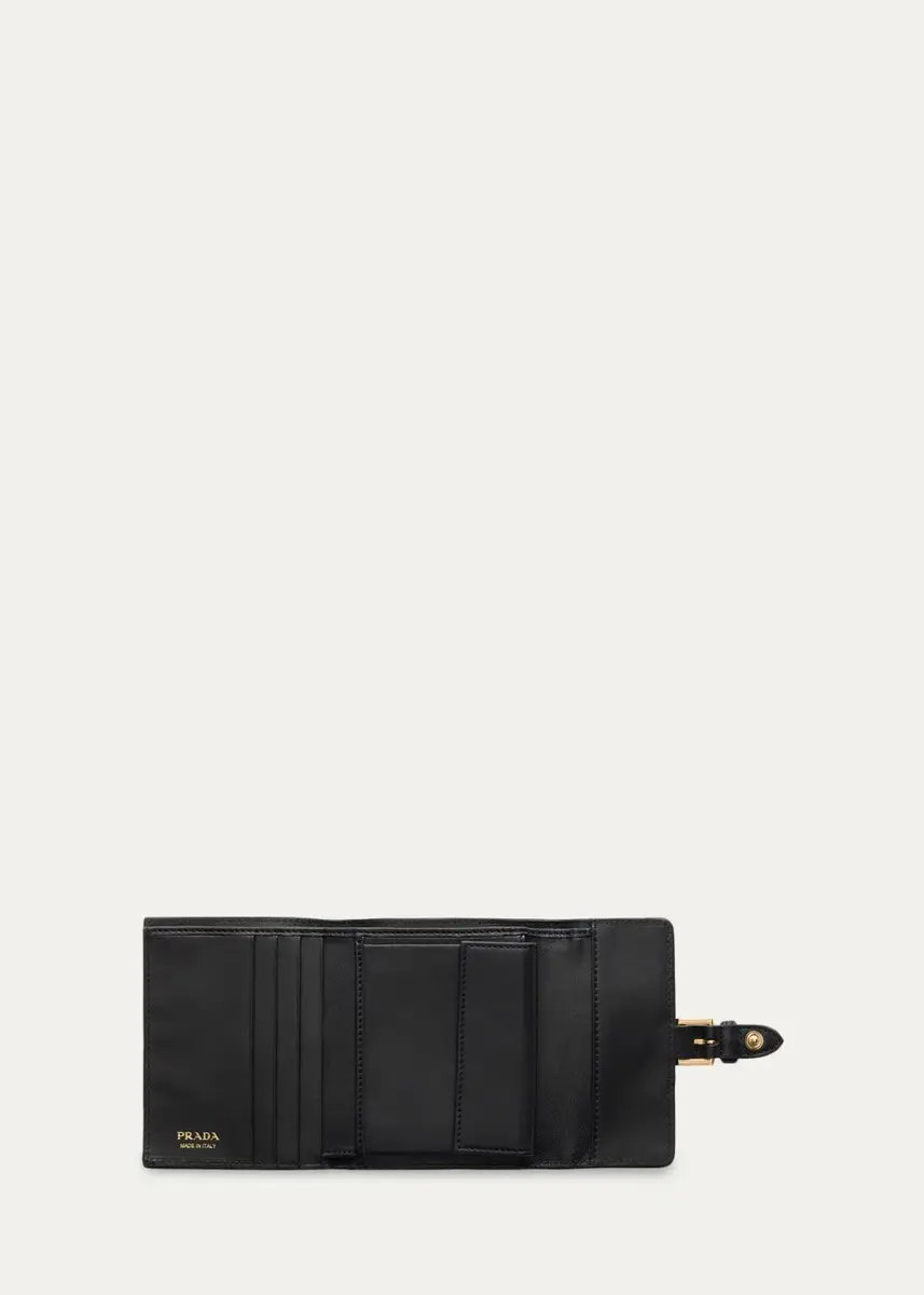 Prada Small Nappa Leather Wallet | Thumbnail 2 Prada Small Nappa Leather Wallet | Thumbnail 2