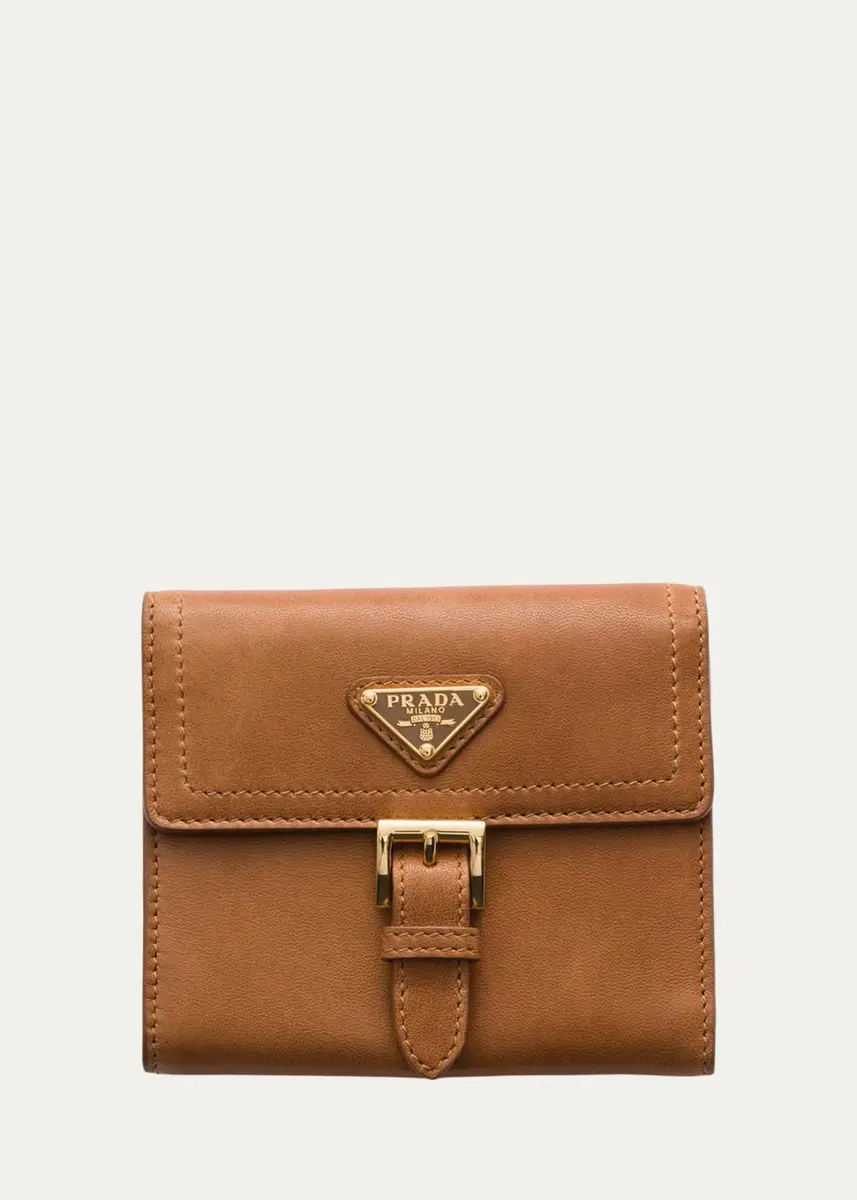 Prada Small Nappa Leather Wallet | Thumbnail 8 Prada Small Nappa Leather Wallet | Thumbnail 8