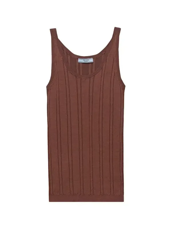 Rib-Knit Cotton Tank Rib-Knit Cotton Tank