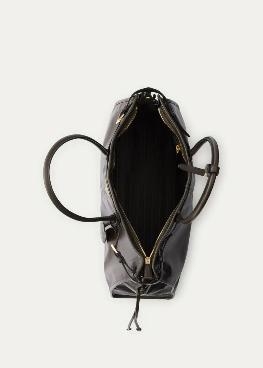 Prada Bonnie Glossy Leather Tote Bag | Thumbnail 11 Prada Bonnie Glossy Leather Tote Bag | Thumbnail 11