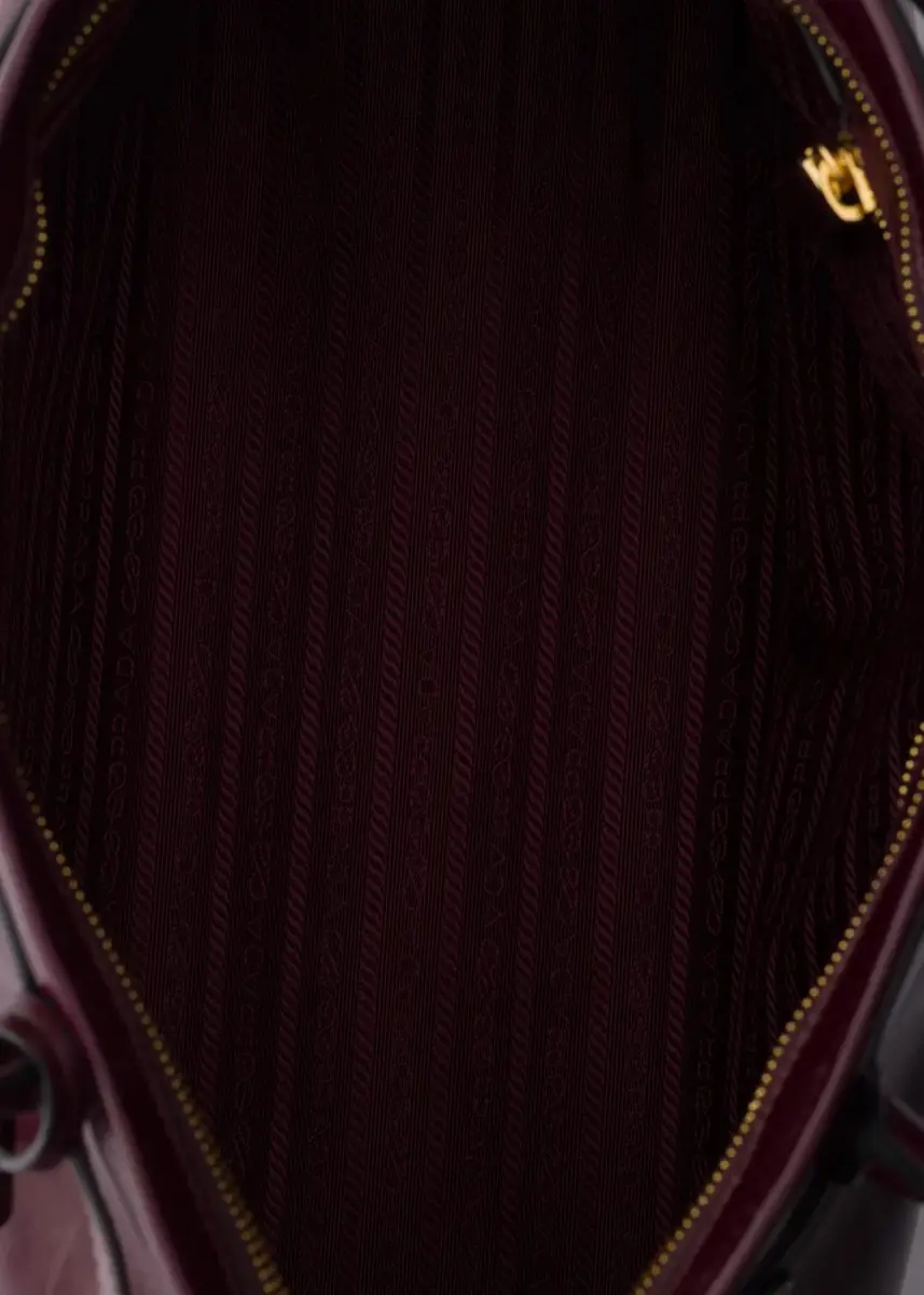 Prada Bonnie Glossy Leather Tote Bag | Thumbnail 4 Prada Bonnie Glossy Leather Tote Bag | Thumbnail 4