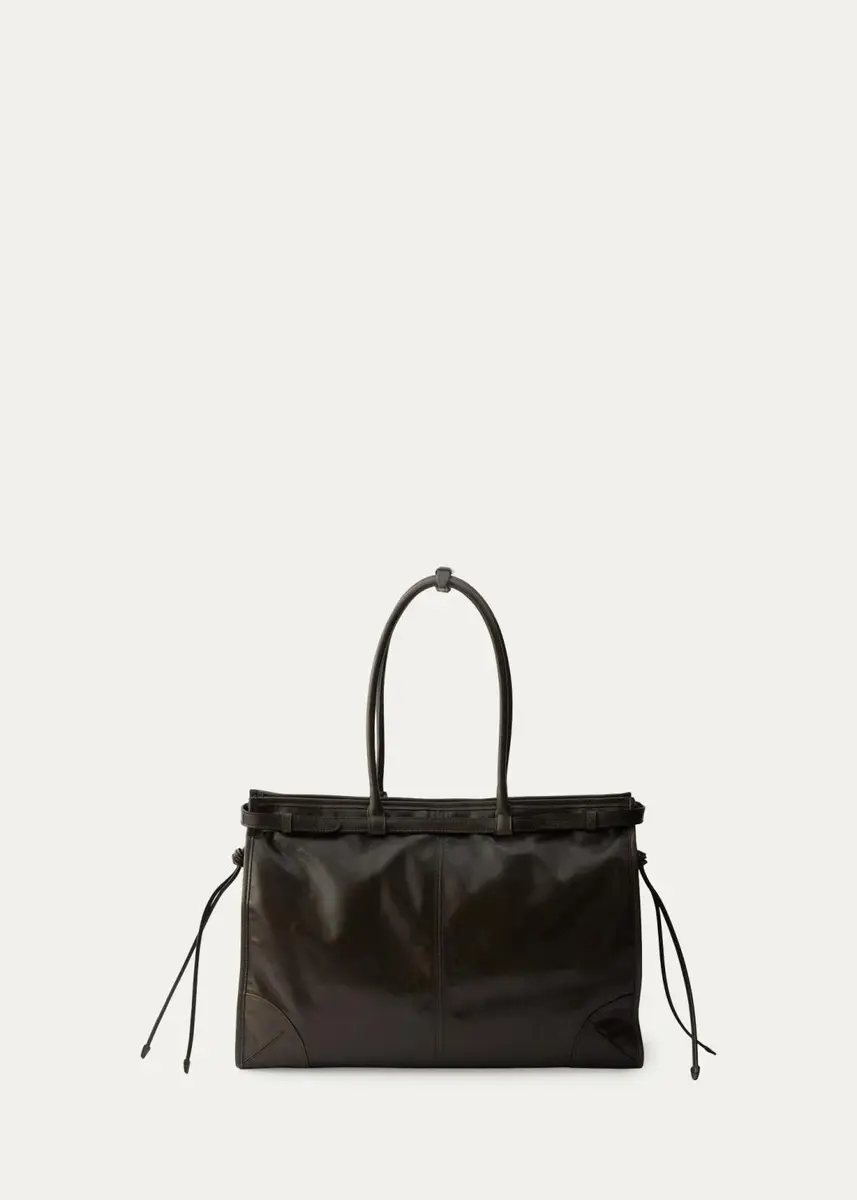 Prada Bonnie Glossy Leather Tote Bag | Thumbnail 10 Prada Bonnie Glossy Leather Tote Bag | Thumbnail 10