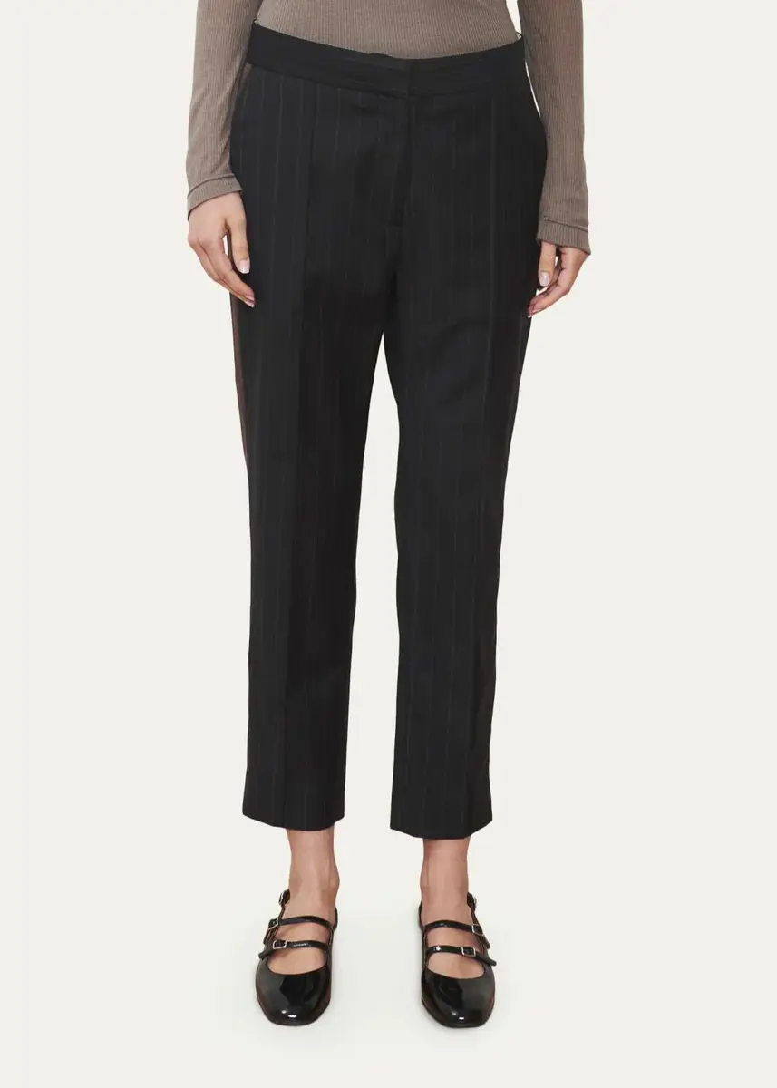 WE-AR4 The Windsor Pinstripe Cropped Trousers | Thumbnail 4 WE-AR4 The Windsor Pinstripe Cropped Trousers | Thumbnail 4